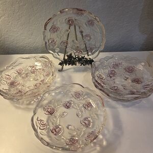 6 Mikasa Bella Rosa Salad Plates Discontinued